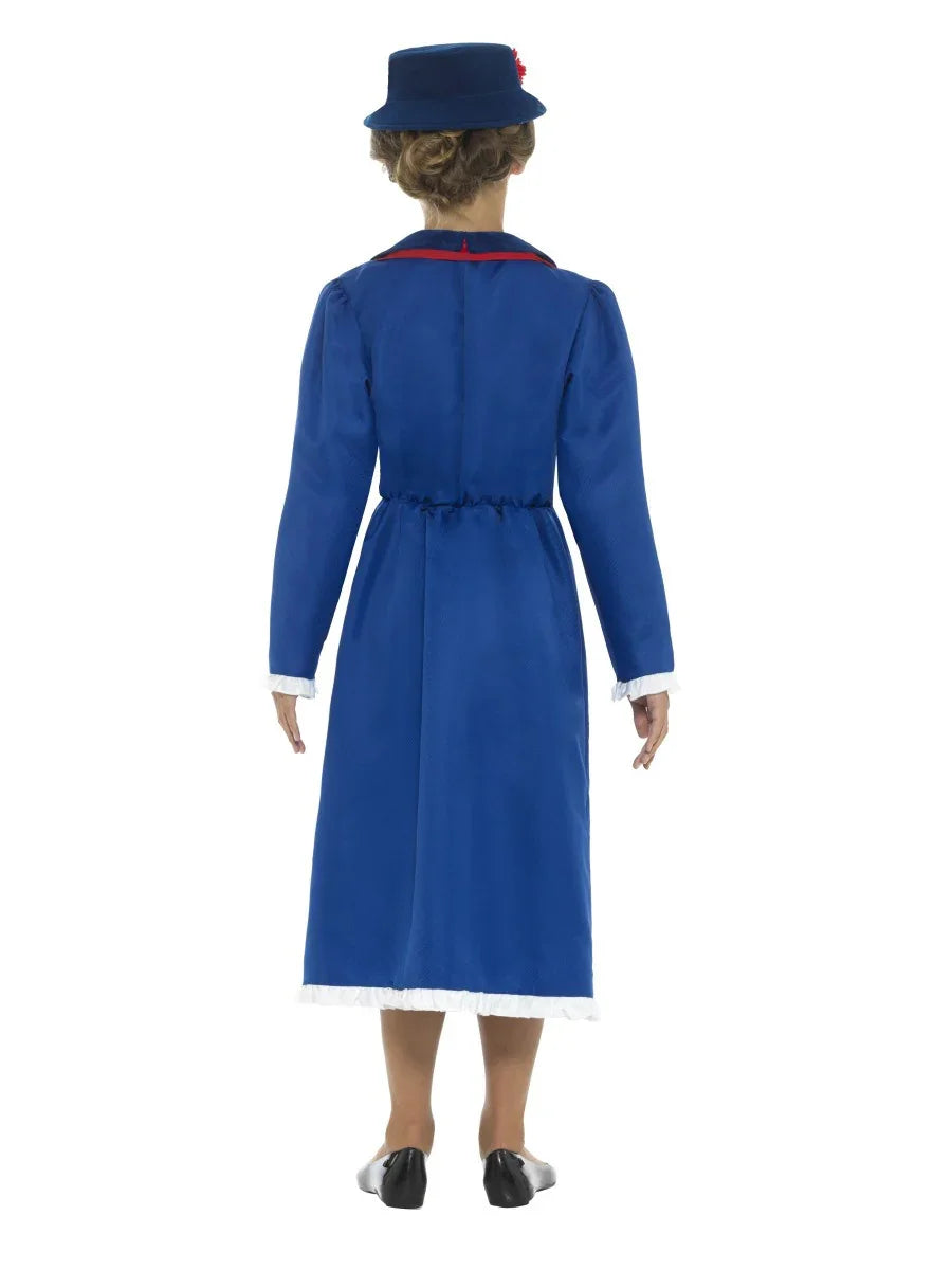 Disfraz de Mary Poppins Azul para Niña Mary Poppins Smiffys